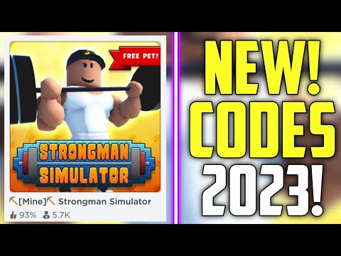 Strongman Simulator Codes 2023 (December) Free Pets & Boosts!