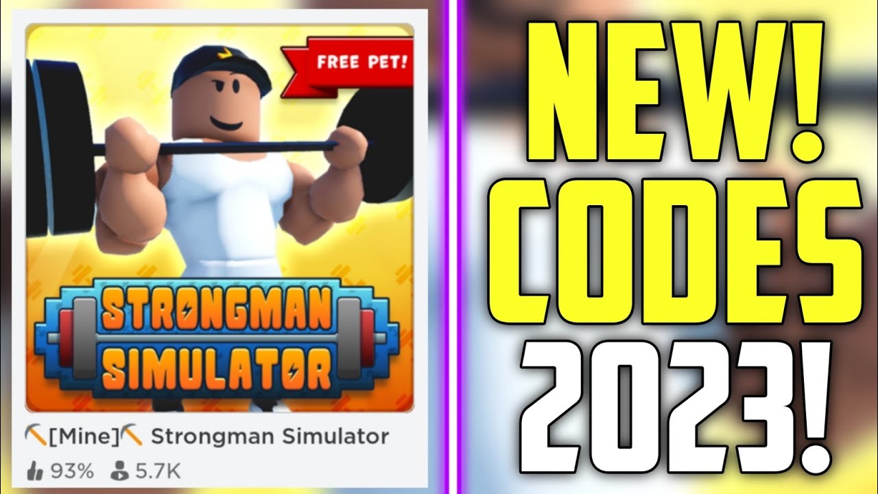 ALL NEW WORKING CODES FOR STRONGMAN SIMULATOR IN 2022! ROBLOX STRONGMAN  SIMULATOR CODES 