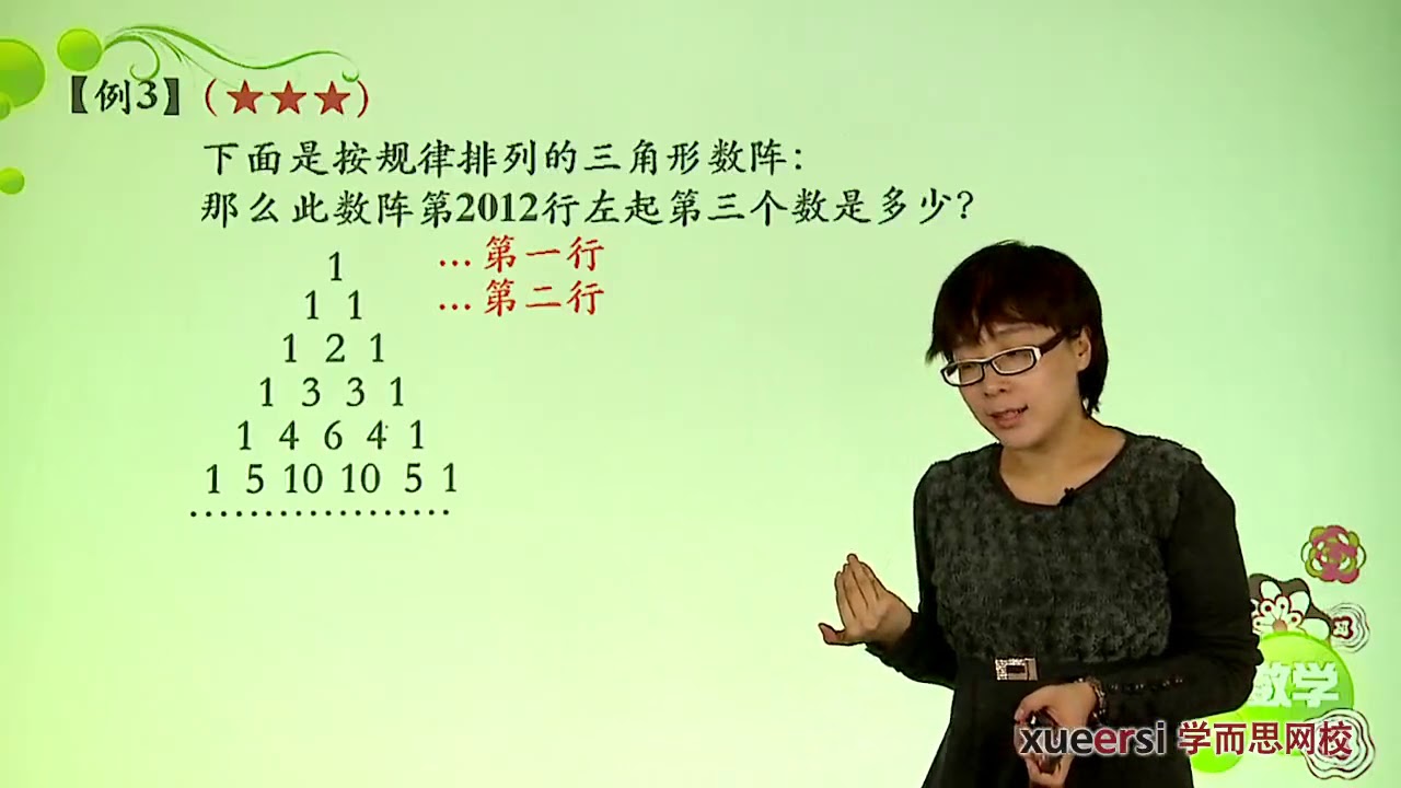 学而思 四年级 数列与数表综合一例3 - YouTube