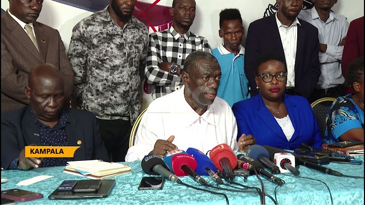 Besigye speaks out on way forward - Wants NEC to appoint a transitional leadership