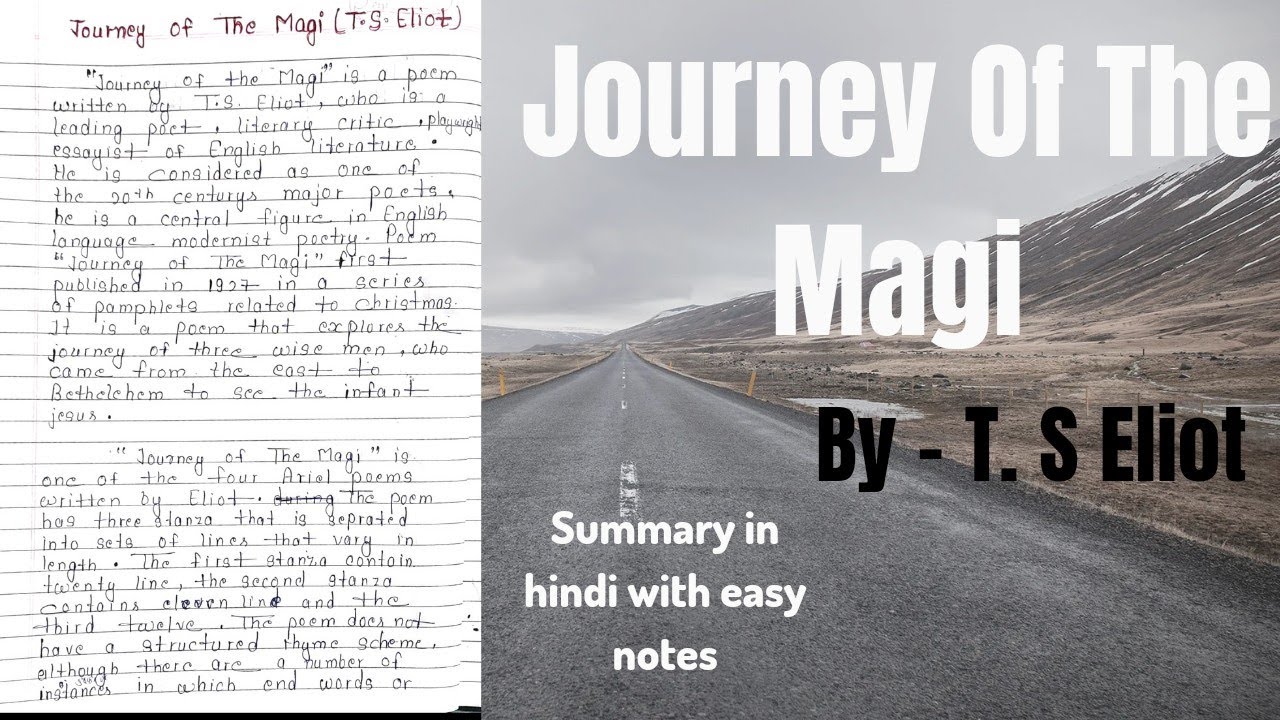 the journey of magi summary