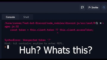 How to switch back to Discord.js12 on repl.it