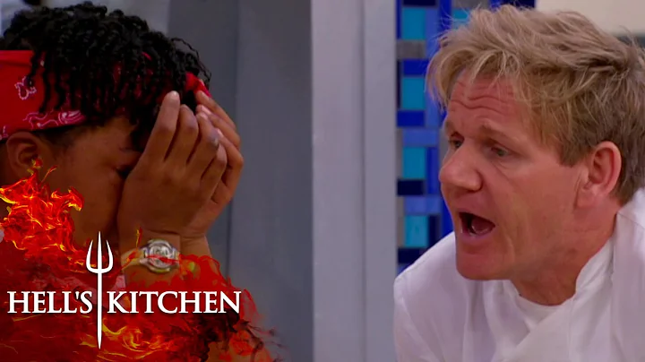 Gordon Ramsay Helps Calm Down Joy | Hell's Kitchen