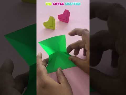 Origami Paper Hearts