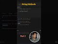 String methods part 2 #codeshuru #javascript #programming