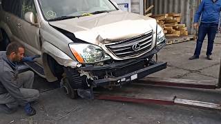 ПЕРВЫЙ  ЗАПУСК  LEXUS GX470 2008 ПОСЛЕ  ПОКУПКИ 28000 MILES  КУПЛЕННЫЙ В COPART STATE MICHIGAN FLINT