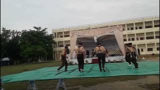 penampilan santri pramuka ponpes al muslimun bandar seikijang pelalawan
