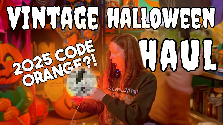 Vintage Halloween decor HAUL + 2025 Code Orange?! 🎃✨