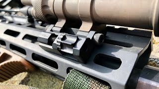 M-LOK Pivoting QD Flashlight Mount by Bobro Engineering