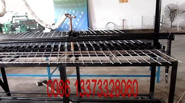 semi automatic welded razor wire mesh machine