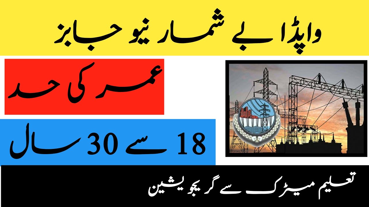 WAPDA  Jobs 2024 | WAPDA New Jobs 2024 Apply | New Jobs in Pakistan 2024 | Today Jobs in Pakistan😱