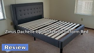 Zinus Dachelle Upholstered Platform Bed Frame - Review 2023