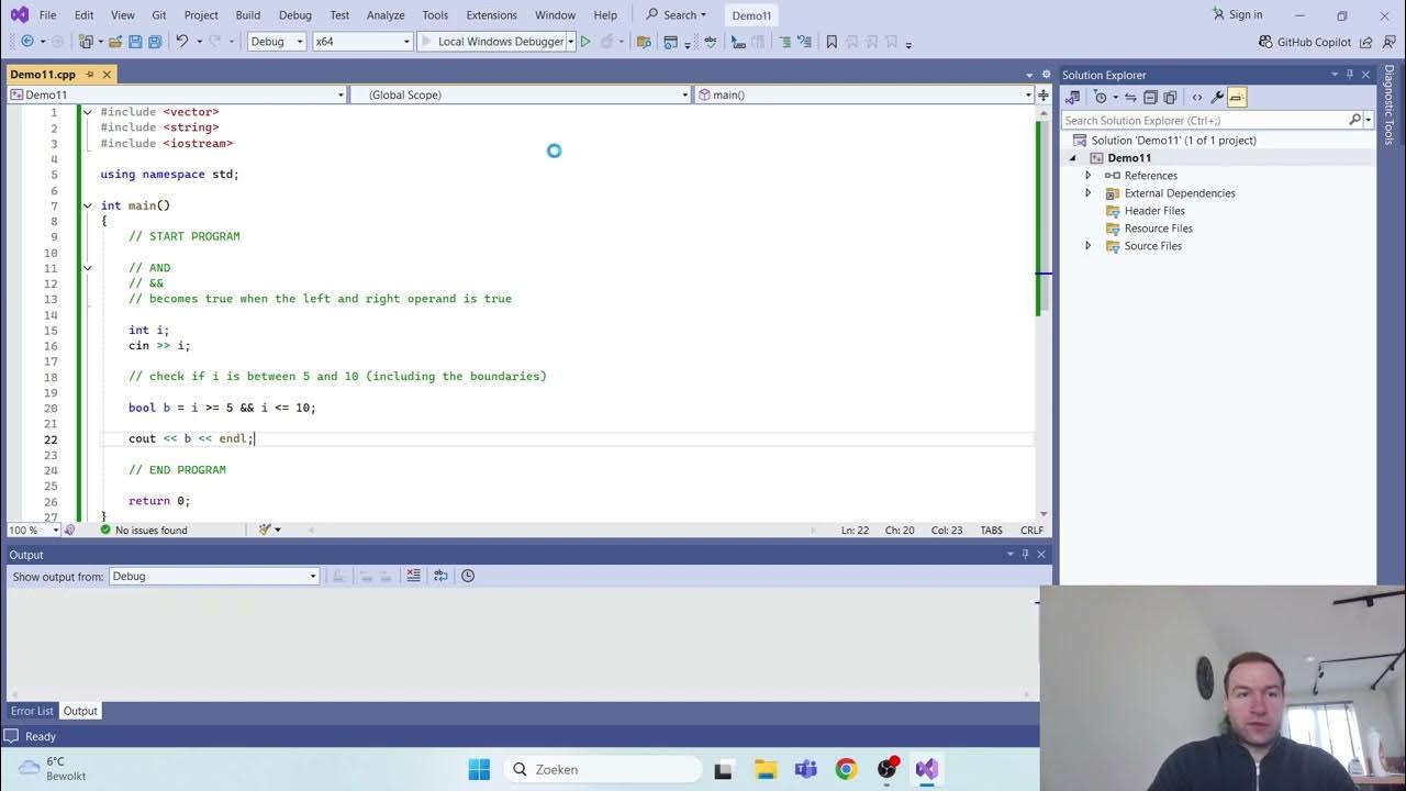 Programming in C++ | Boolean operators - YouTube