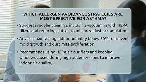 Which Allergen Avoidance Strategies Are Most Effective For Asthma? - Everyday Asthma Tips