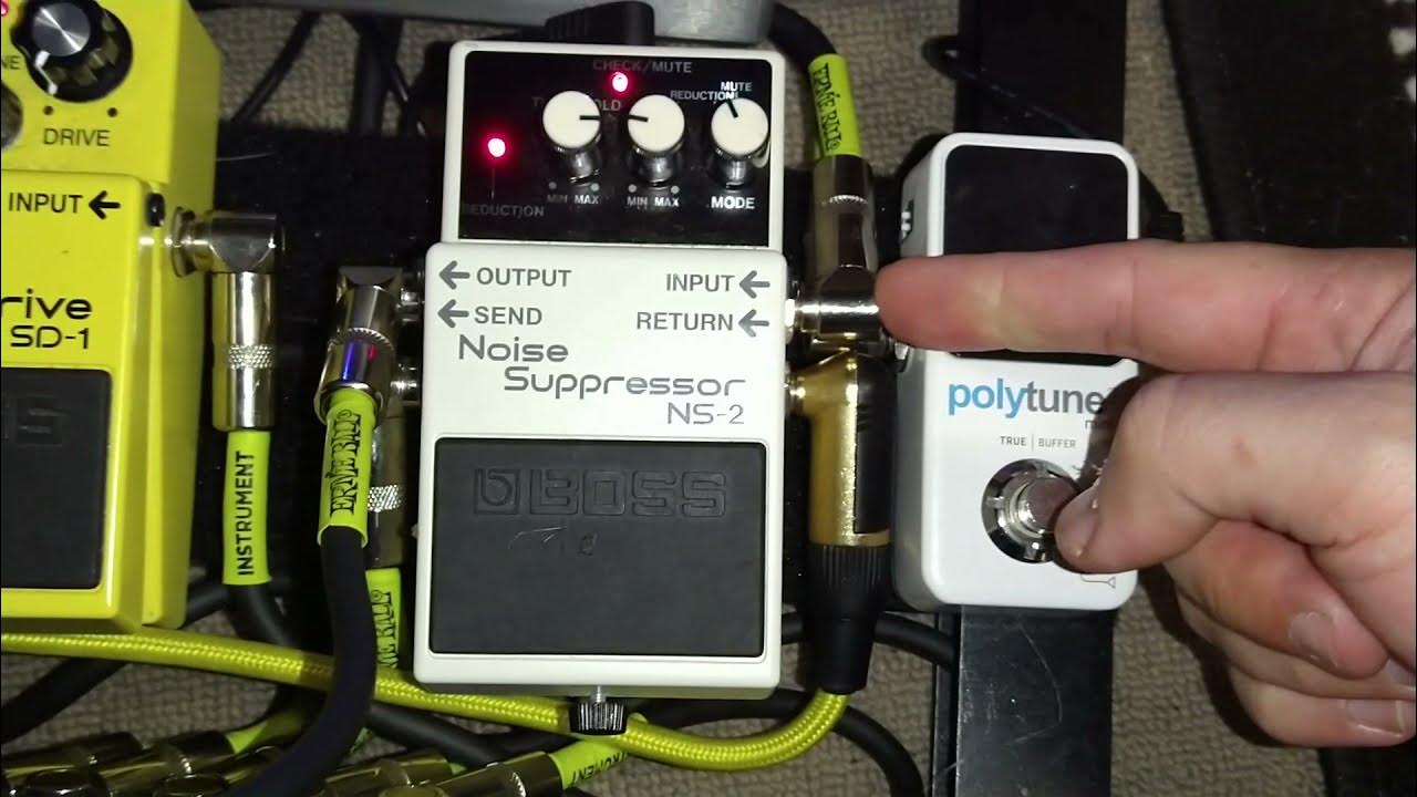 Boss Ns2 + Looper pedal 4 cable method (Pxl Live) YouTube