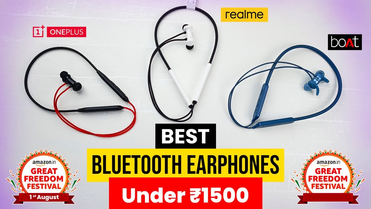Top 5 Best Neckband Under ₹1500 On Freedom Festival Sale 2025 ⚡ Wireless Earphones under 1500 ⚡