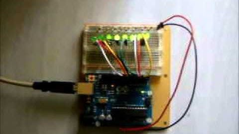 2_Arduino chaser 8 Led /chenillard 8 Led