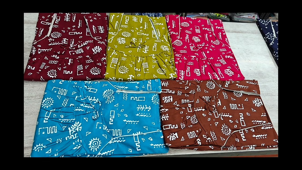 Pure cotton nighty. Wholesale available.