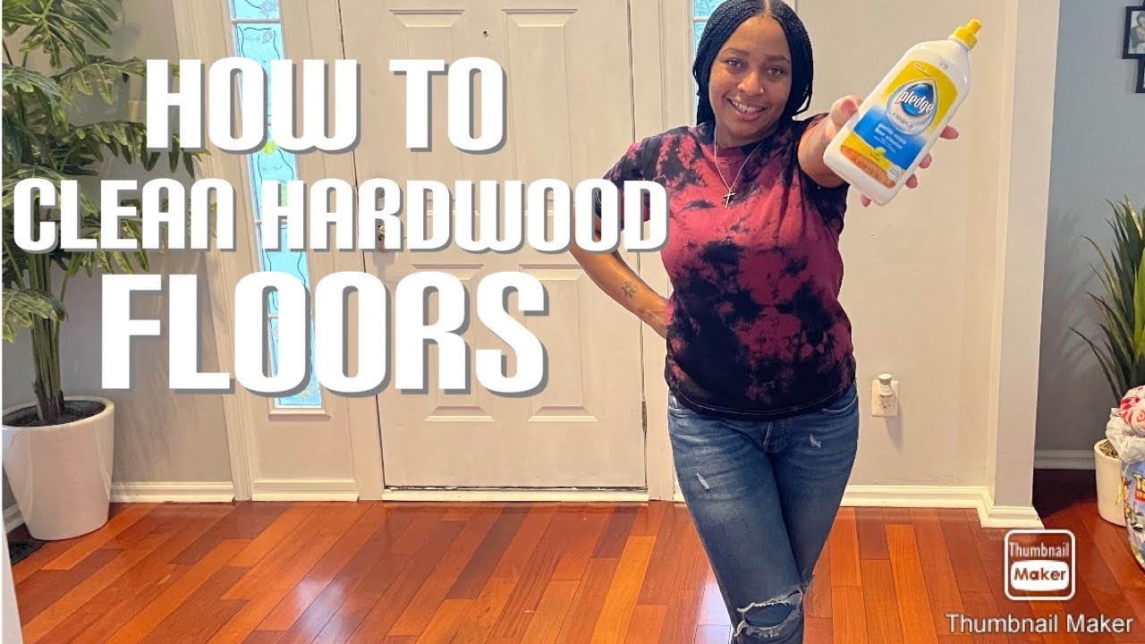HOW TO CLEAN HARDWOOD FLOORS UNDER 10 MINUTES YouTube
