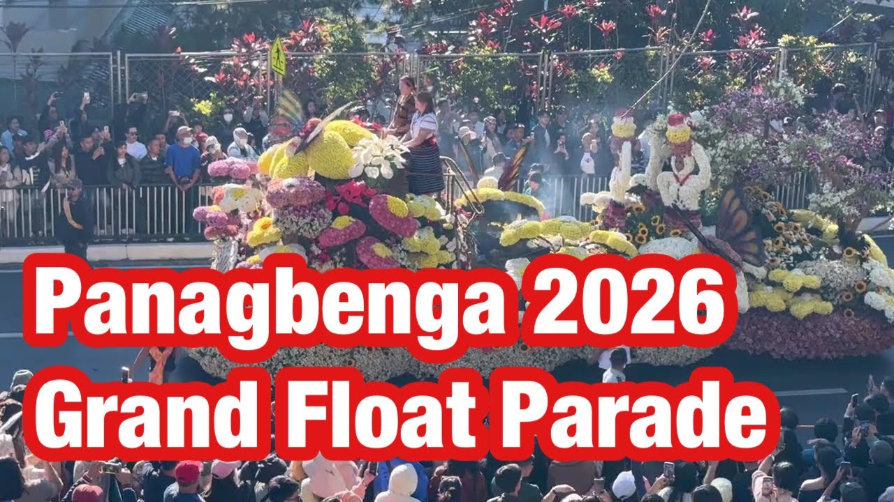 PANAGBENGA 2026 Grand Float Parade 🌺 🌼🌷🌹@benangelmhitzmacabidang #viral #panagbenga2026