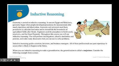 Geometry 2.2 Inductive Reasoning Introduction