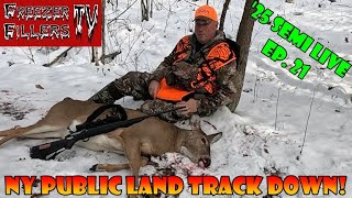 Public Land Tracking & Shots Fired! 2025 NY Deer Hunting | Freezer Fillers TV!