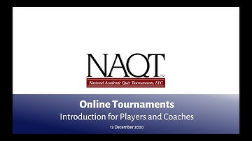 Online Quiz Bowl Tournaments: Introduction for Players and Coaches
