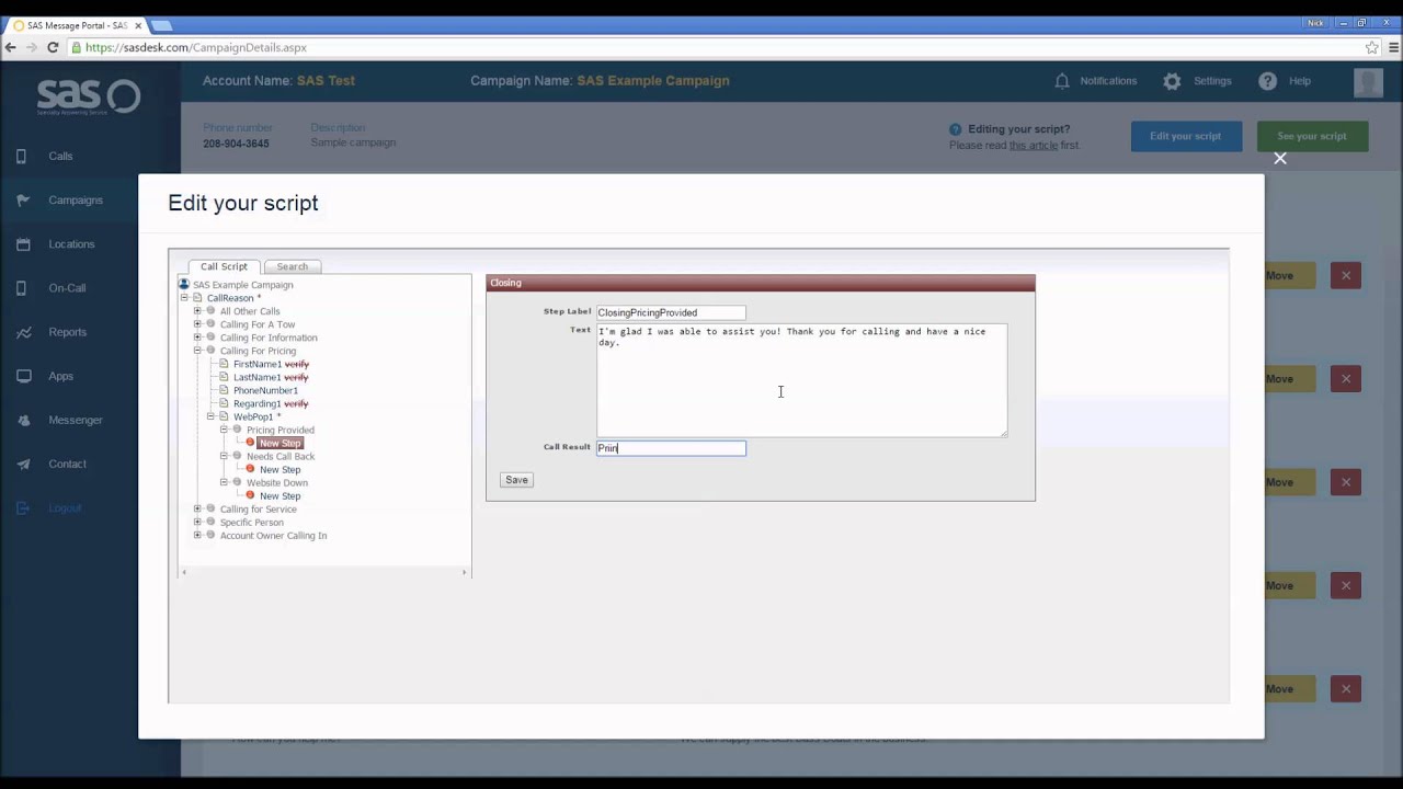 Specialty Answering Service - How to Let Our Operators Access Your Website