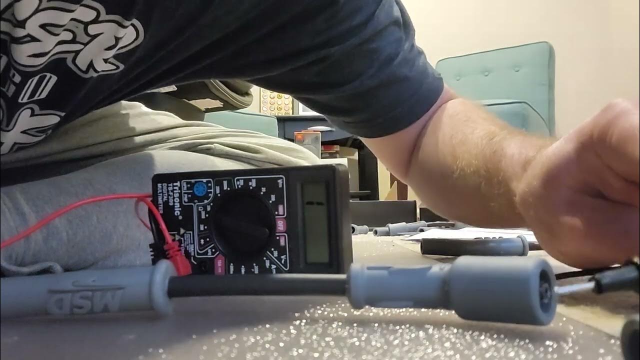Testing Ohms of LS spark plug wires using a multimeter YouTube