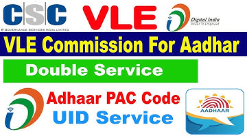 Aadhar pac code csc registration |aadhar pac generation form | uidai pac csc registration