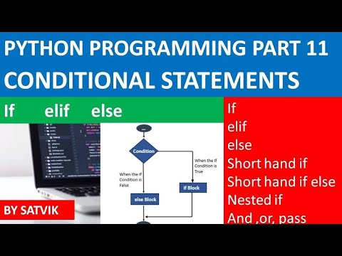 CONDITIONAL STATEMENT (if elif else). Python Programming Part 11 - YouTube