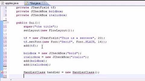 Java Programming Tutorial   64   JCheckBox