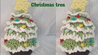 Christmas Tree Crochet amigurumi free pattern for beginners. #crochet Tree decoration ideas.