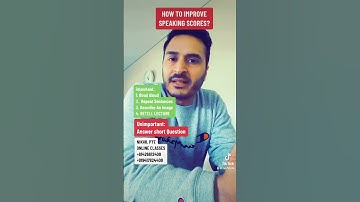 HOW TO IMPROVE SPEAKING SCORES? #nikhilpte #PTE #ptetipsandtricksbynikhil #ptebynikhil #foryou