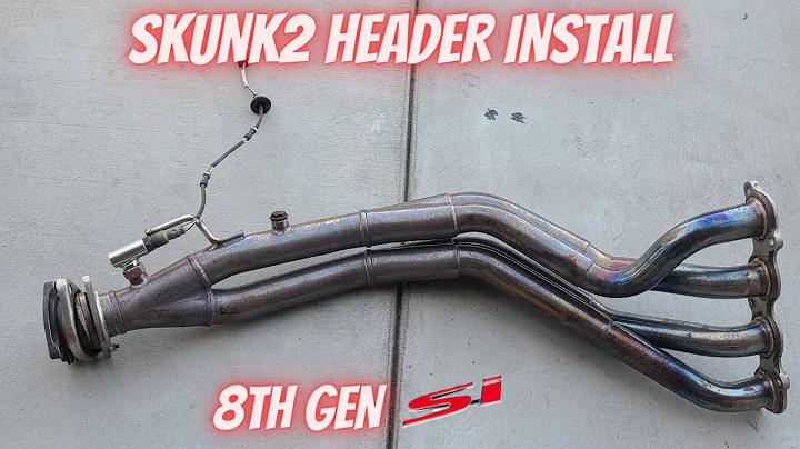 FA5 Civic Si Skunk 2 Header Install