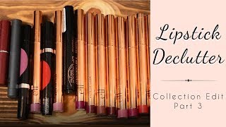 Collection Edit Part 3 | Lipstick Declutter