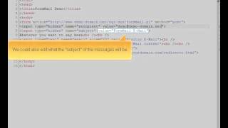 Code Using FormMail أستخدام فورم ميل او فرم أرسال بريد من صفحه في موقعك كود screenshot 1