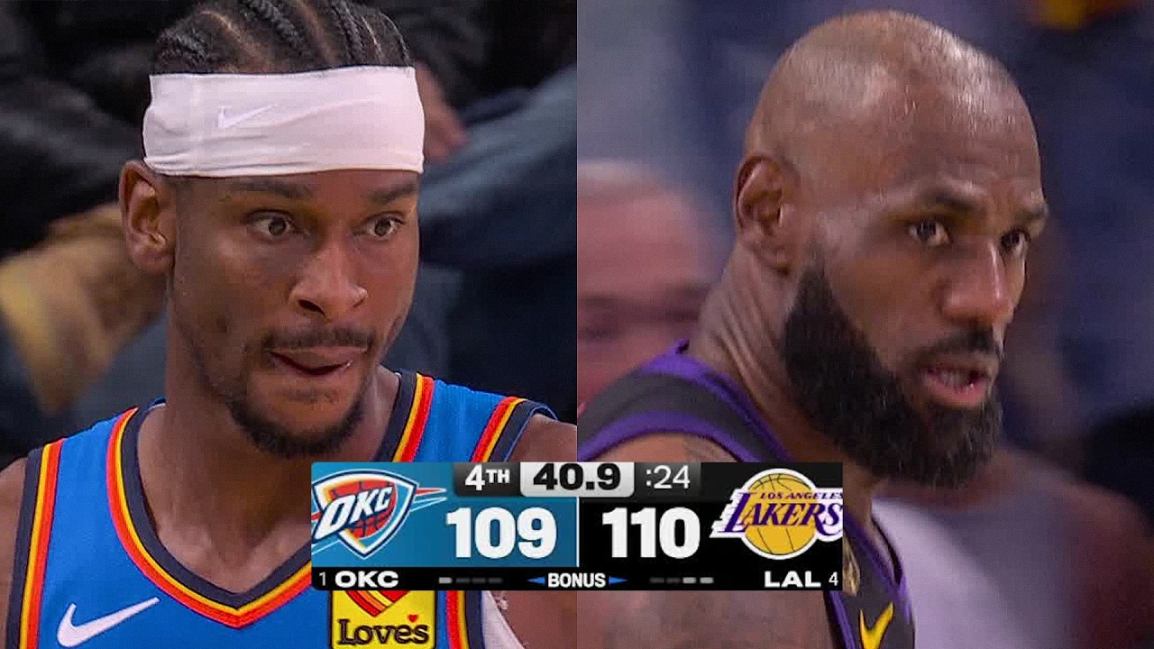 Final 5:00 INSANE Game 4 ENDING #1 Thunder vs #4 Lakers | May 11, 2026