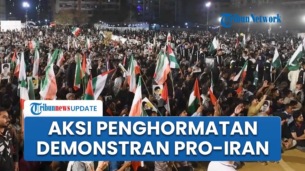 Penghormatan untuk Demonstran Tewas di Karachi Pakistan dalam Aksi Protes Serangan AS-Israel ke Iran