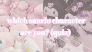 which sanrio character are you? ♡ // quiz