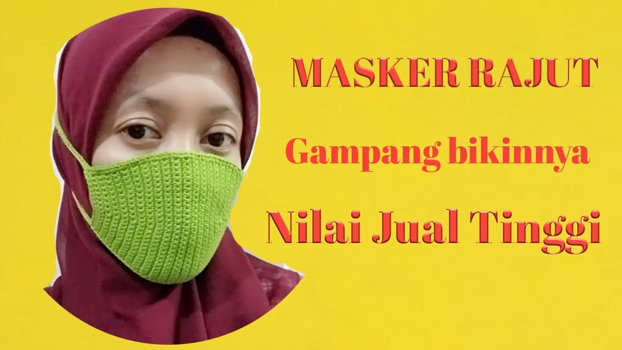 Tutorial Masker  Rajut Crochet Mask YouTube