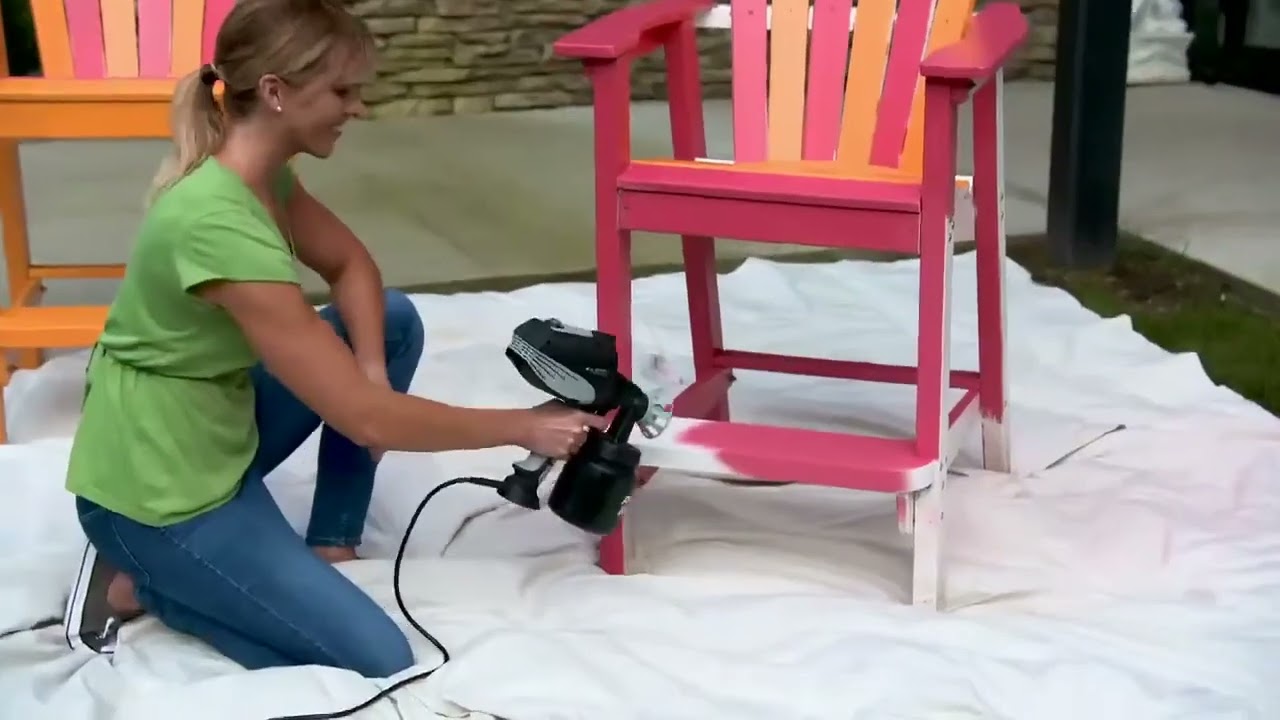 Pistolet a peinture airless d'occasion - Bricolage