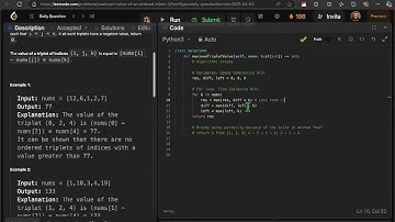 Python3. LeetCode Solution: 2874. Maximum Value of an Ordered Triplet II - Algorithm: Greedy