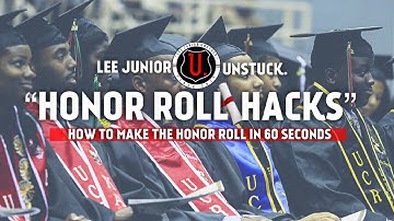 How To Make The Honor Roll or Dean