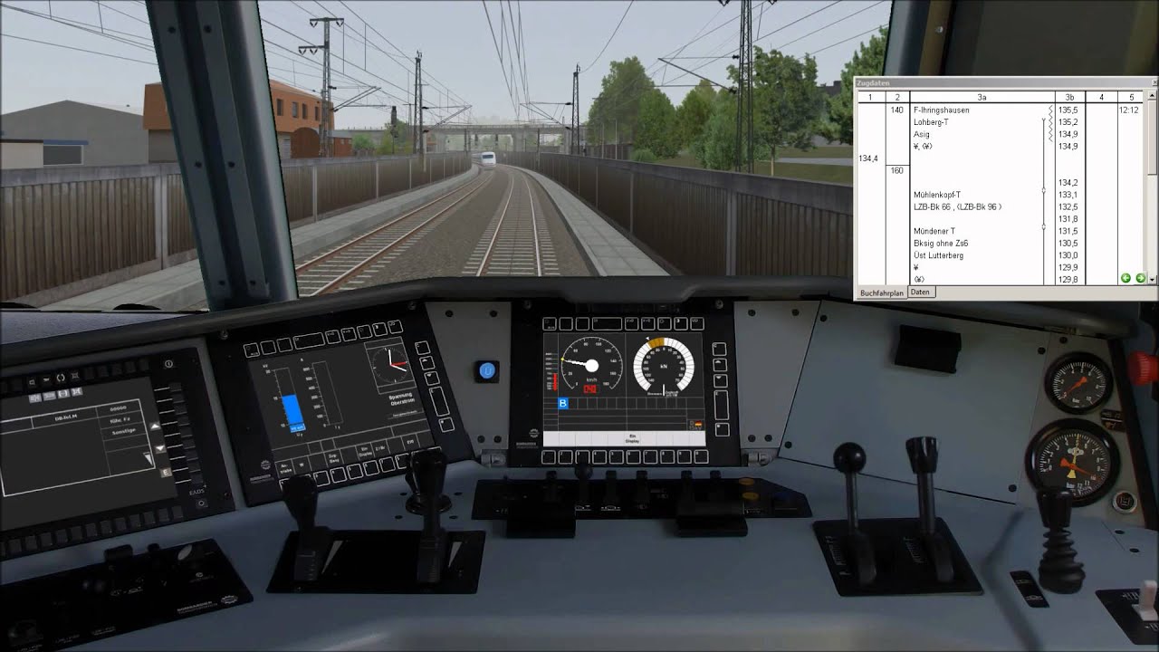 Zusi 3 (Hobby) bedienen: Fahren auf Zs 7