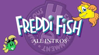 Freddi Fish Games - All Intros In Order Gameplaywalkthrough