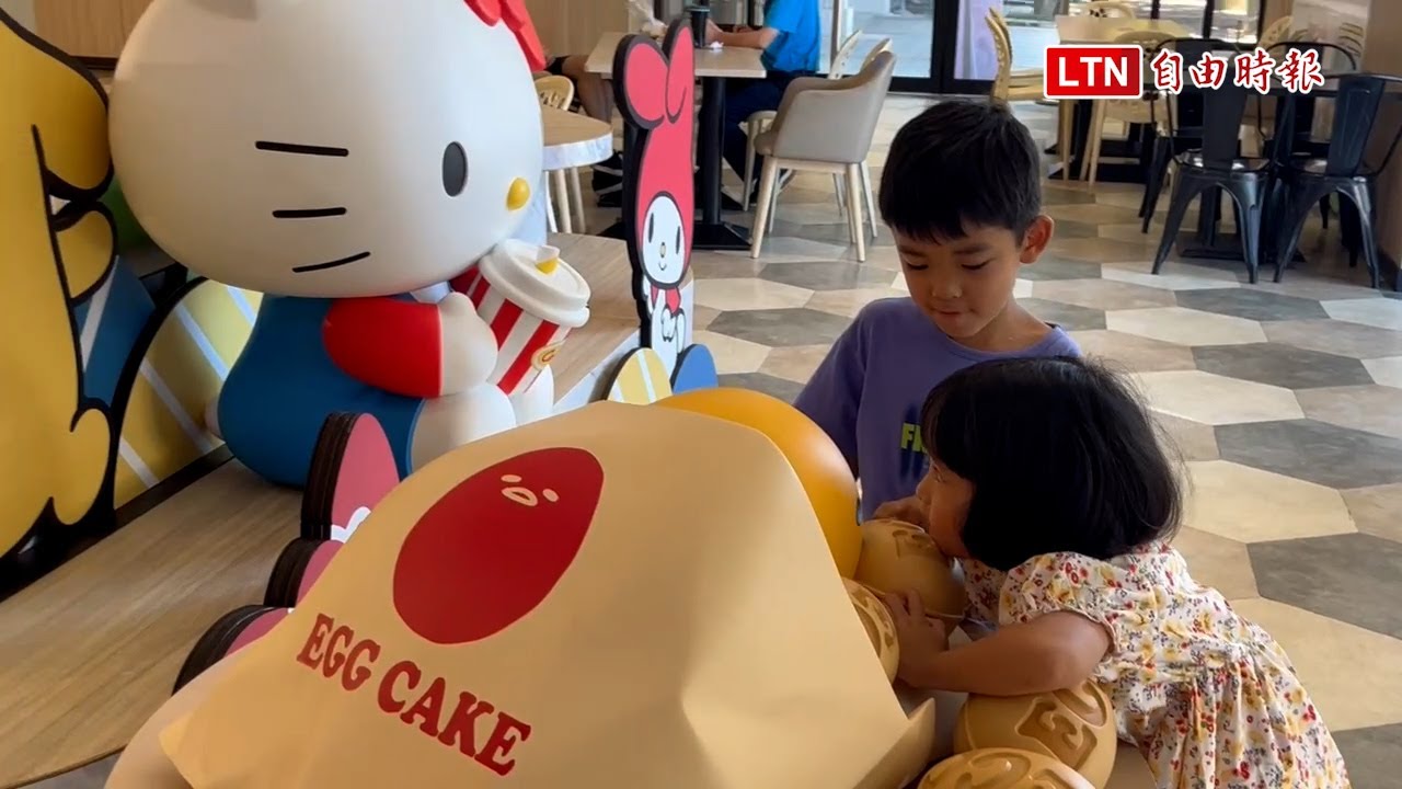 全台唯一三麗鷗主題休息站 國道1號湖口服務區好玩好拍