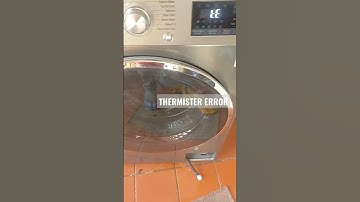 washing machine temperature sensor error