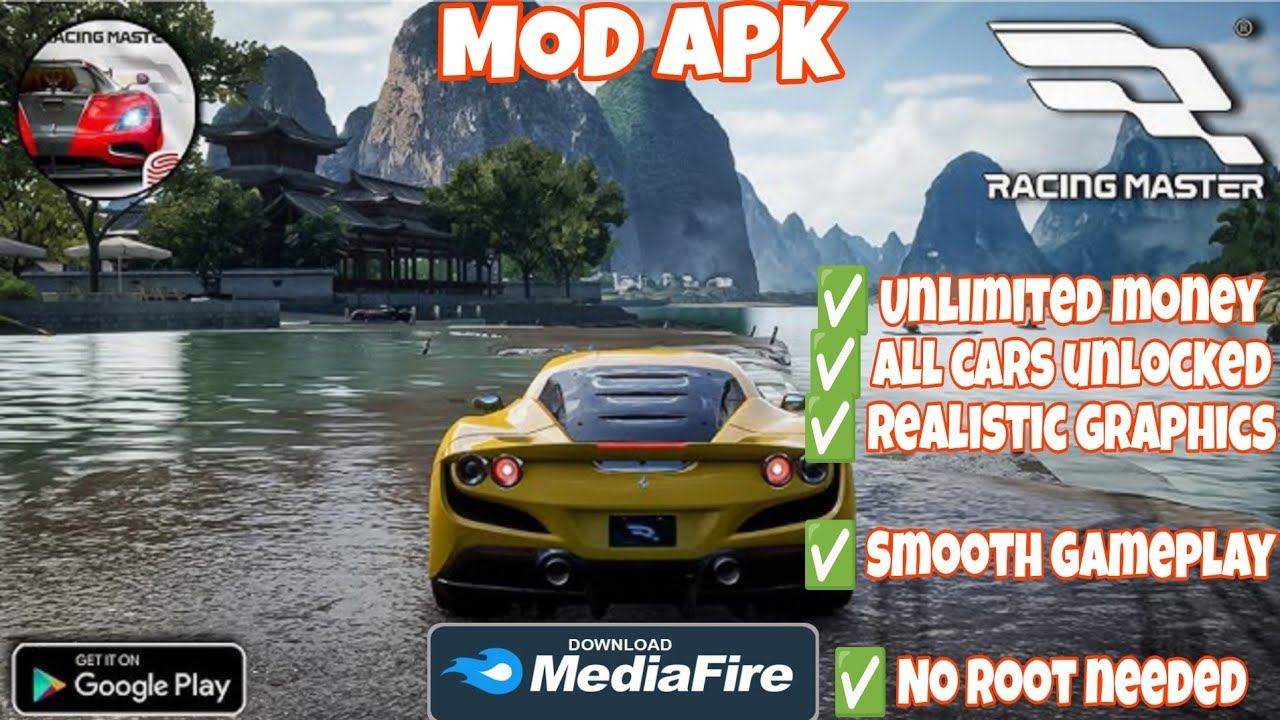Racing Master Mod APK 2025 | Unlimited Money + All Cars Unlocked