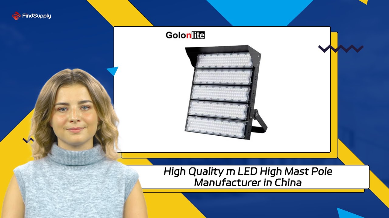 High Quality m LED High Mast Pole Manufacturer in China